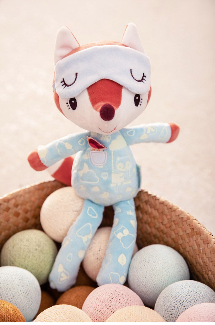 Lilliputiens いっしょにねんねのぬいぐるみ キツネのアリス リリピュション ぬいぐるみ おもちゃ 人形 誕生日プレゼント 出産祝い ごっこ遊び 人形あそび