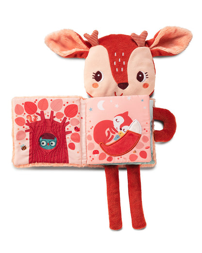 Lilliputiens ぬいぐるみの布えほん リリピュション ぬいぐるみ おもちゃ 人形 誕生日プレゼント 出産祝い ごっこ遊び 人形あそび 絵本 えほん 仕組みおもちゃ