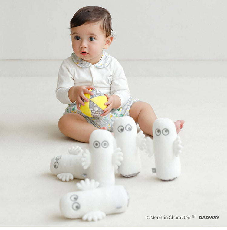 MOOMIN BABY ソフトボウリング ニョロニョロ おもちゃ ボーリング 赤ちゃん ベビー 子ども 出産祝い ギフト プレゼント ボーリング遊び おうち時間 かわいい ムーミン