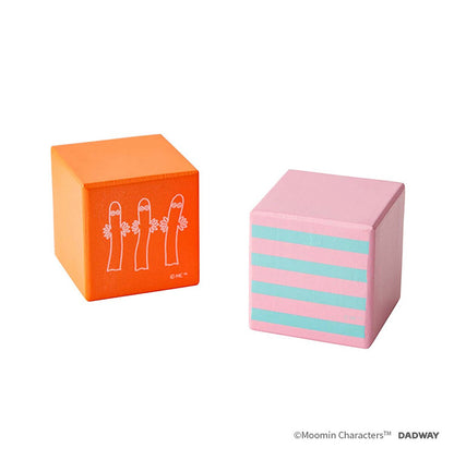 MOOMIN BABY 音あそびつみ木 ムーミン 音遊び 音あそび ラトル かわいい カラフル 積木 積み木 つみ木 室内あそび 積み木あそび 木製 出産祝い ギフト プレゼント