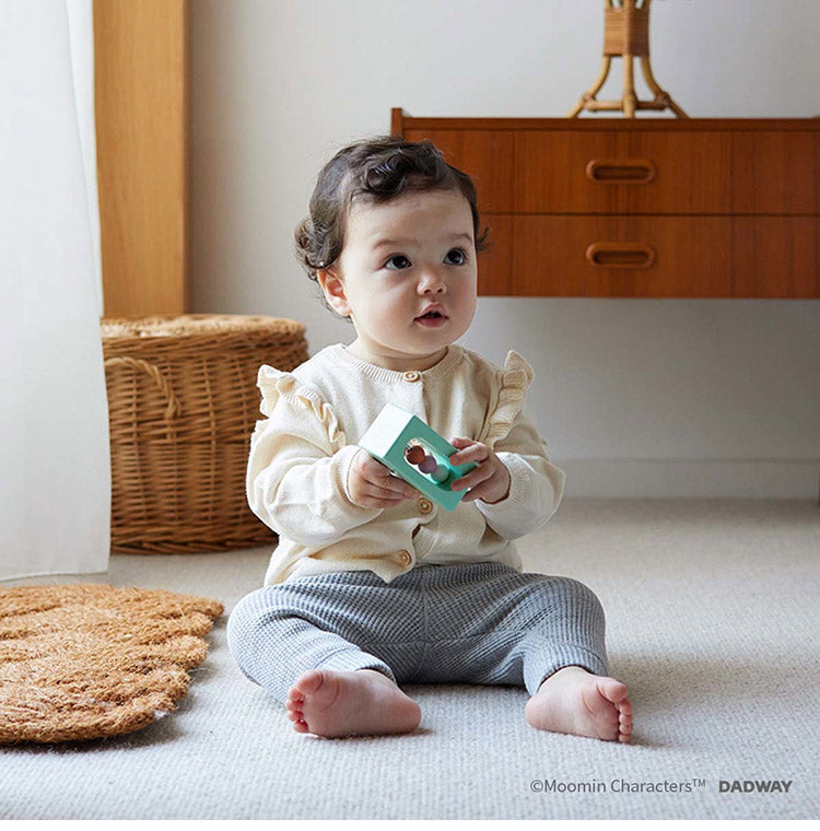 MOOMIN BABY 音あそびつみ木 ムーミン 音遊び 音あそび ラトル かわいい カラフル 積木 積み木 つみ木 室内あそび 積み木あそび 木製 出産祝い ギフト プレゼント