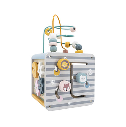 アクティビティボックス 木のおもちゃ 仕掛けボックス 型はめ遊び ルーピングあそび 迷路 迷路あそび 歯車あそび 木製おもちゃ 出産祝い ギフト プレゼント