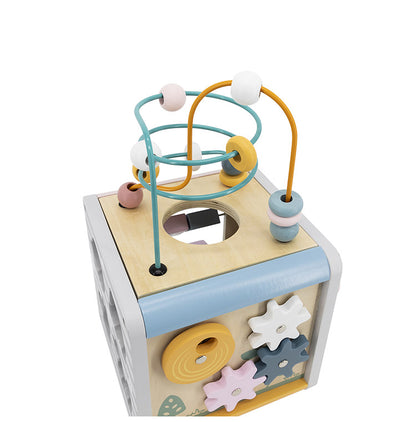 アクティビティボックス 木のおもちゃ 仕掛けボックス 型はめ遊び ルーピングあそび 迷路 迷路あそび 歯車あそび 木製おもちゃ 出産祝い ギフト プレゼント