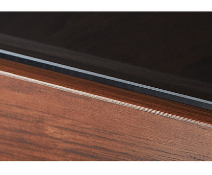 センターテーブル 日本製 桐材使用 木製 100×100cm 正方形 ガラス天板 引出し おしゃれ シンプル 国産 完成品 大川家具 ローテーブル テーブル 収納 ブラックガラス (代引不可)