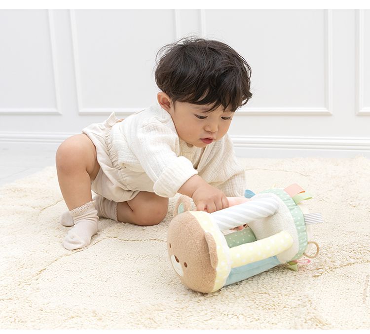 エド・インター ころりんくまさん ふわふわトーイ ラトル くま 洗濯可能 知育玩具 プレゼント おもちゃ かわいい 女の子 男の子 エドインター