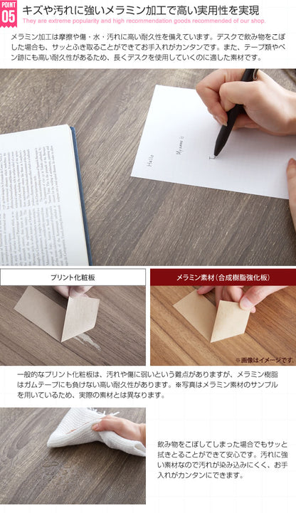 収納付きデスク 幅120cm 大容量収納 広々天板スペース A4サイズ 書類 本棚 書棚 シェルフ 引き出し ラック ツートン 木製 ナチュラル かわいい 可愛い 韓国インテリア おしゃれ(代引不可)