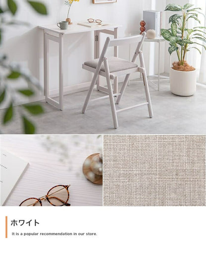 デスク チェア 2点セット 幅70cm 折りたたみテーブル 折りたたみチェア テレワーク 折りたたみ 折り畳み セット パソコンデスク 折り畳み 机 椅子 イス デスク&チェア 在宅 リモートワーク 勉強机(代引不可)