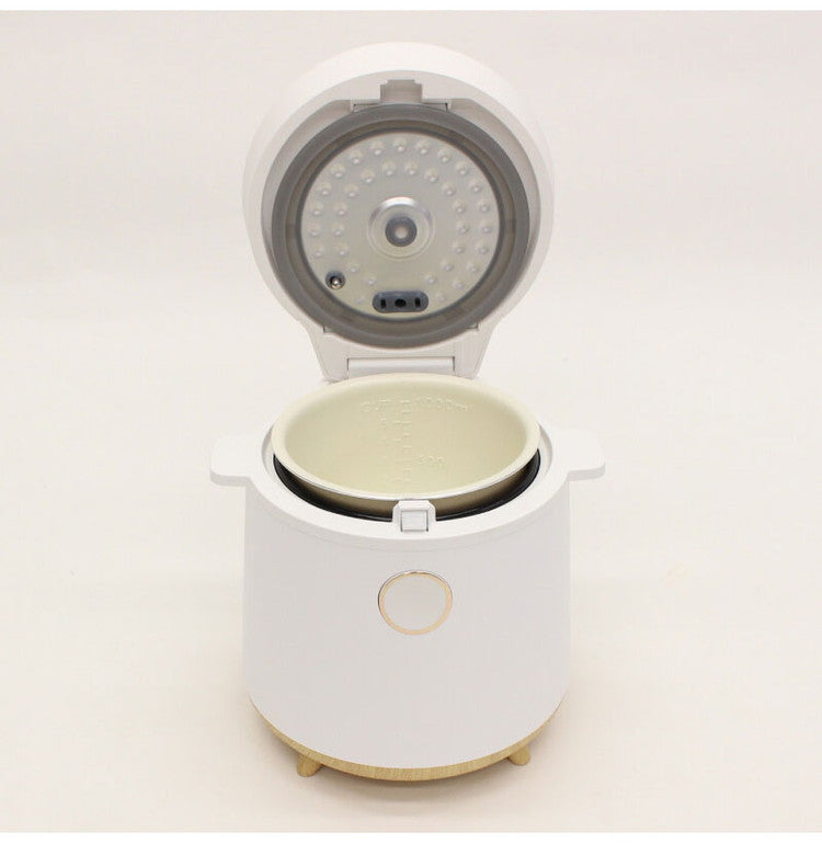 マイコン式 多機能炊飯器 2合炊き シンプル スタイリッシュ 1人暮らし タッチパネル 操作簡単 簡単お掃除 炊飯 炊き込みご飯 おかゆ スポンジケーキ HM-12W ホワイト