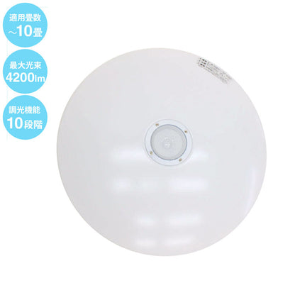 ワイヤレススピーカー内蔵 LEDシーリングライト 10畳用 Bluetooth内蔵 スマートフォンから簡単再生 10段階調光機能 リモコン付属 HLCL-BT02K LED ワイヤレス