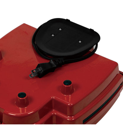 タイマー付き ホットサンドワッフルメーカー レッド HS-850T-RD ワッフル ホットサンド 2枚同時焼き 野菜やウインナーも一緒に焼けます 簡単お手入れ
