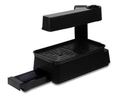 デジタルディスプレイコンパクト無煙調理器 HTG-377 ホットプレート プレート 無煙調理器 タイマー付き 油カット ヘルシー調理 シーズヒーター 加熱調理 卓上 テフロン 焼き肉