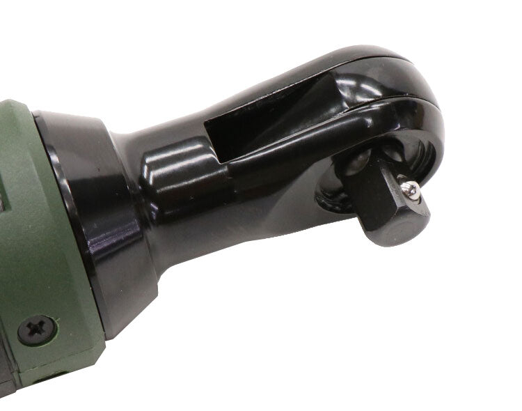 12V充電式ラチェットレンチ HD-REC01 締め作業 コンパクトサイズ LEDライト付き 電池残量表示ランプ付き ラチェットレンチ コンパクト グリーン コードレス