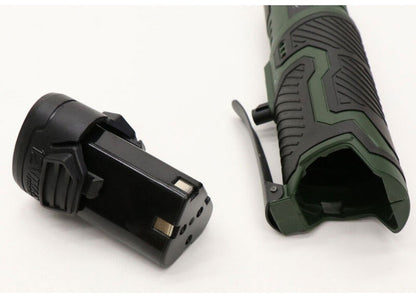 12V充電式ラチェットレンチ HD-REC01 締め作業 コンパクトサイズ LEDライト付き 電池残量表示ランプ付き ラチェットレンチ コンパクト グリーン コードレス