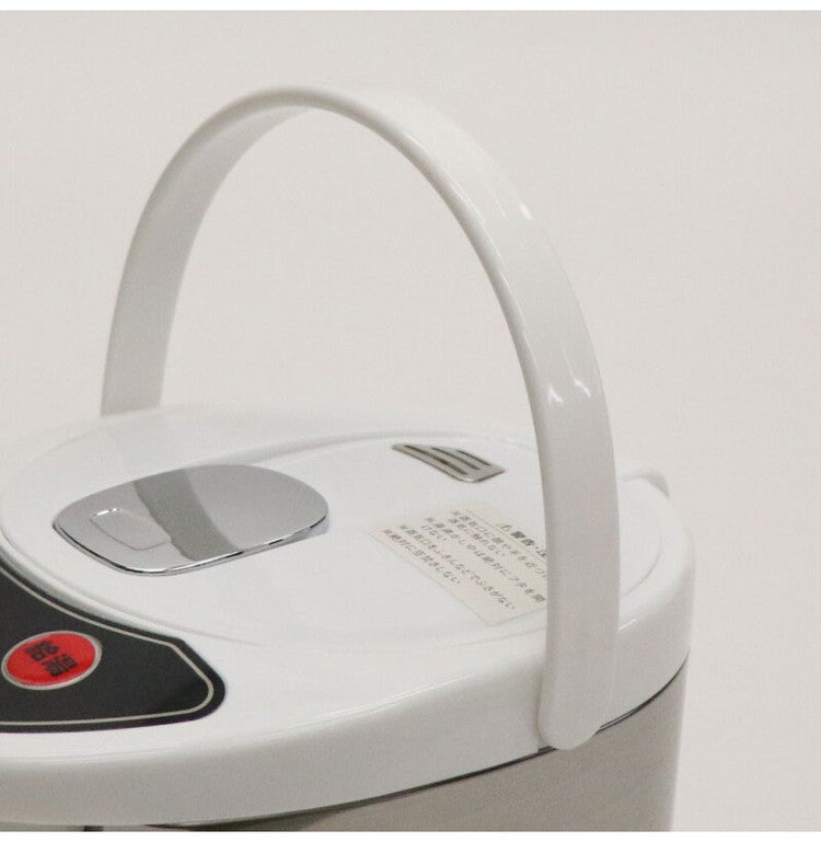 電気給湯ポット2.2L シンプル HKP-225 給湯ロック機能 再沸騰モード カッププッシュスイッチ 電動給湯ボタン 一目で水量がわかるからとっても便利 丸洗い可能