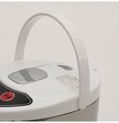 電気給湯ポット2.2L シンプル HKP-225 給湯ロック機能 再沸騰モード カッププッシュスイッチ 電動給湯ボタン 一目で水量がわかるからとっても便利 丸洗い可能