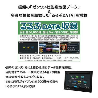 9インチ カーナビゲーション OT-N902AK タッチ操作 ドライブシミュレーション オービス機能 事故多発エリア 一時停止注意 急発進注意 ワンセグ 動画 音楽 ドライブ