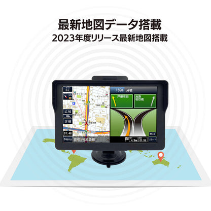 OVER TIME 7インチワンセグ付きポータブルナビ OT-N705K 最新地図データ搭載 カーナビ ワンセグTV ワンセグ視聴 録画 車内 車載 ドライブ アウトドア キャンプ