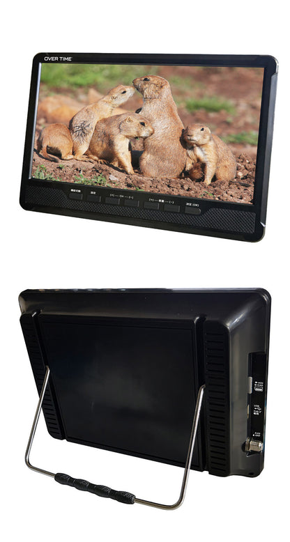 ポータブルDVDプレイヤー 10.1インチ フルセグDVDプレイヤー 軽量 多機能 ワンセグ フルセグ テレビ番組予約機能 HDMI入力端子搭載 3way style OT-PTD101AK OVER TIME