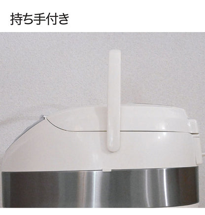一升炊き炊飯器 炊飯器 5つのメニュー 予約機能 簡単操作 ホワイト キッチン家電 炊き立て 炊飯 加楽炊き スチーム料理対応 保温機能 ROOMMATE RM-248H-WH