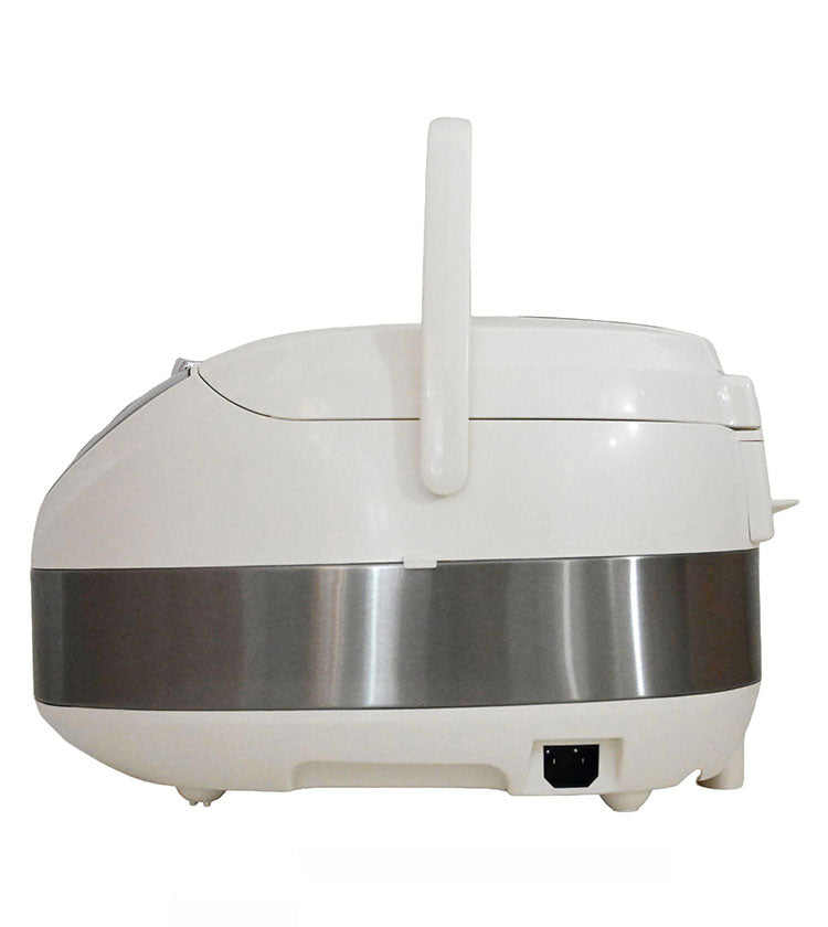 一升炊き炊飯器 炊飯器 5つのメニュー 予約機能 簡単操作 ホワイト キッチン家電 炊き立て 炊飯 加楽炊き スチーム料理対応 保温機能 ROOMMATE RM-248H-WH
