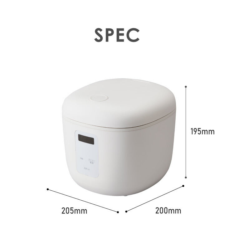 simplus シンプラス マイコン式 4合炊き炊飯器 SP-RCMC4 炊飯器 温度