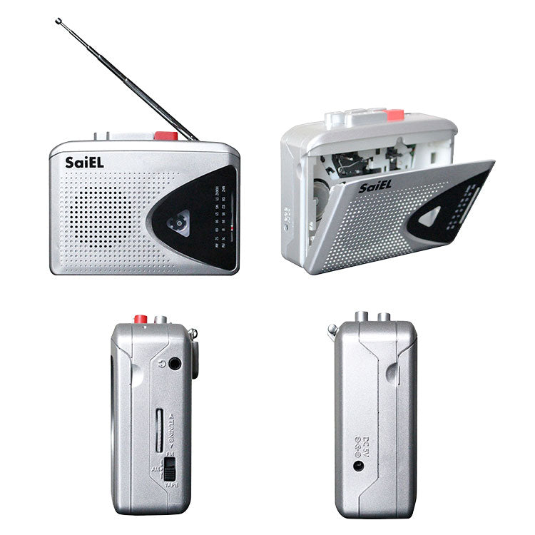 録音機能付き ポケットラジカセ コンパクト 普段使い 緊急時 録音機能付き ラジオ 録音 再生 SLI-24