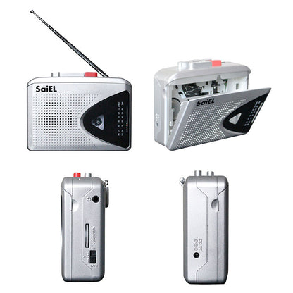 録音機能付き ポケットラジカセ コンパクト 普段使い 緊急時 録音機能付き ラジオ 録音 再生 SLI-24