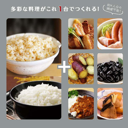 4合炊き 炊飯器 調理 無水調理 蒸し料理 スロークッカー 煮物 簡単操作 料理 キッチン家電 キッチン HCN-200