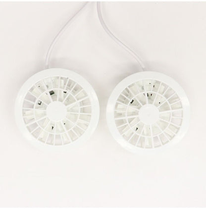 空調ベスト エアーコンディションベスト ファン付きベスト グレー M L LL サイズ 涼しい 送風ファン付き 扇風機作業服 扇風機