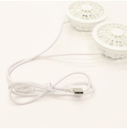 空調ベスト エアーコンディションベスト ファン付きベスト グレー M L LL サイズ 涼しい 送風ファン付き 扇風機作業服 扇風機