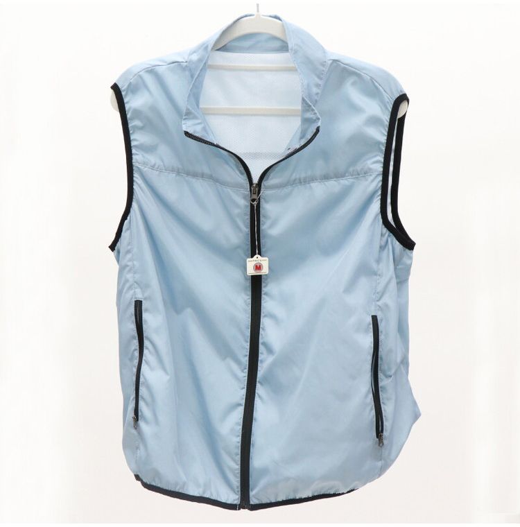 空調ベスト エアーコンディションベスト ファン付きベスト グレー M L LL サイズ 涼しい 送風ファン付き 扇風機作業服 扇風機