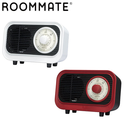 ビンテージ ミニセラミックヒーター おしゃれ RM-117B ヒーター ミニセラミックヒーター 小型 レトロ かわいい コンパクト暖房 防寒 デスク 足元 トイレ 脱衣所 キッチン 省エネ 節電