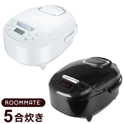 4合 炊飯器 ブラック RM-200H BK 炊飯器 炊飯ジャー 白米 お米 グルメ炊き グルメ カンタン キッチン 料理 コンパクト オシャレ タッチパネル 調理 インテリア
