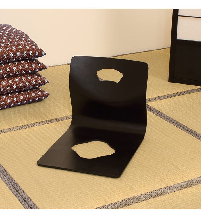 座椅子 ブラック パーソナルチェア 座いす 旅館 和室