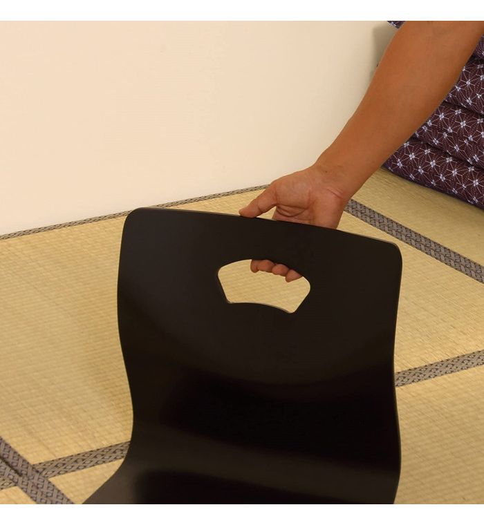 座椅子 ブラック パーソナルチェア 座いす 旅館 和室