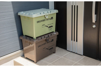 宅配ボックス デリバリーボックス 幅60.5×奥行40.5×高さ43.5cm 一戸建て用 大容量 ハード 宅配BOX ポスト 荷物受け 戸建て 不在時 宅配 荷物 配達 再配達 配達ボックス 平和工業(代引不可)