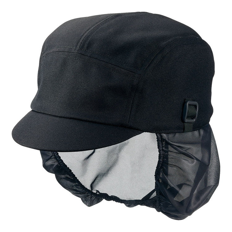 キャップたれ付 男女兼用9-1370 ブラックMONTBLANC4560315672713(代引不可)