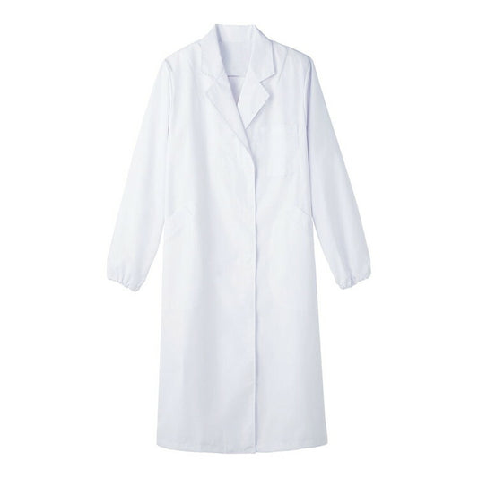 女性用検査衣 MR2204L (ホワイト)株式会社サーヴォ4582439068388(代引不可)
