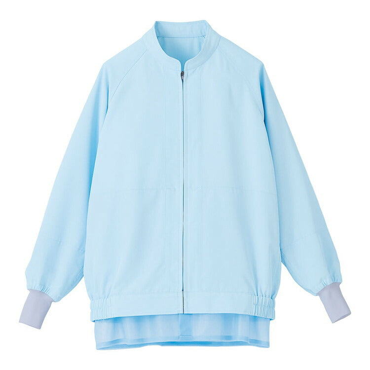 男女兼用長袖ジャンパー SZ411-B4L (アイスブルー)株式会社サーヴォ4589929613592(代引不可)