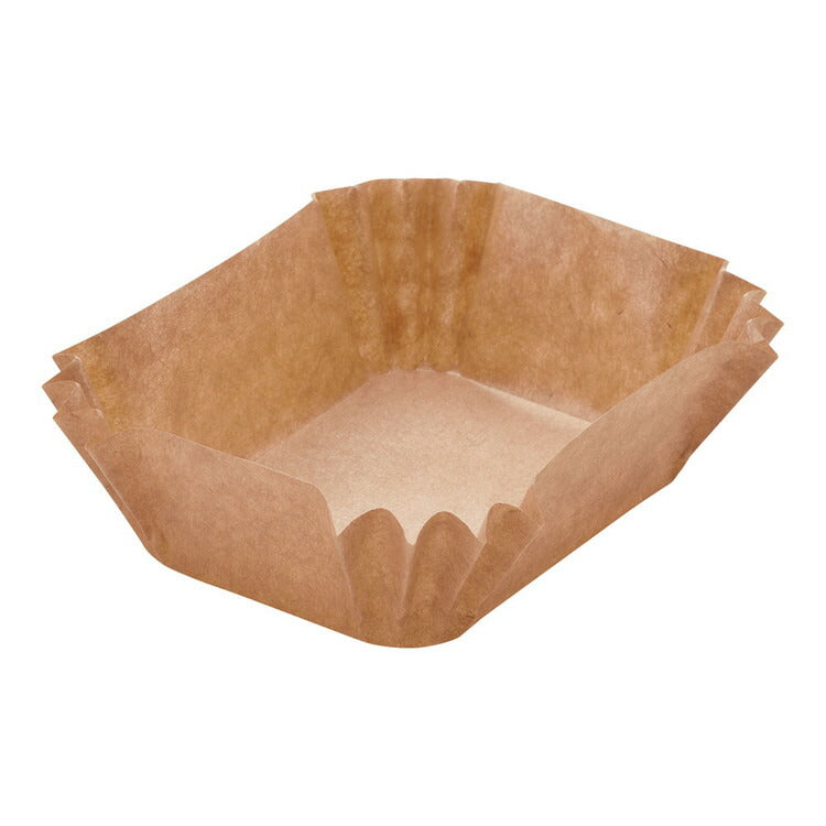 未晒し紙おかずカップ長角 中 (280枚入)サンナップ4901627050347(代引不可)