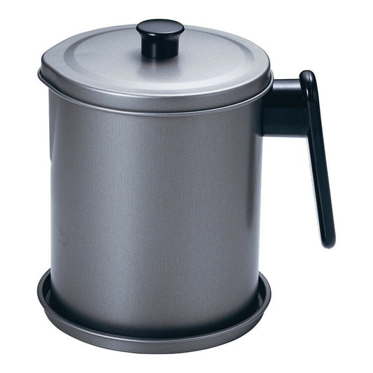 トルネオフッ素加工オイルポット(受皿付)FO-T 1.5L竹原製缶4904676008024(代引不可)