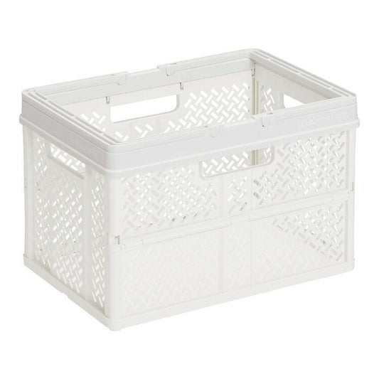 PRX 折りたたみバスケット ハンドル付M スモーキーホワイト天馬4904746128379(代引不可)