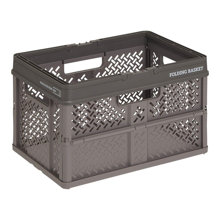 PRX 折りたたみバスケット ハンドル付M グレー天馬4904746128393(代引不可)