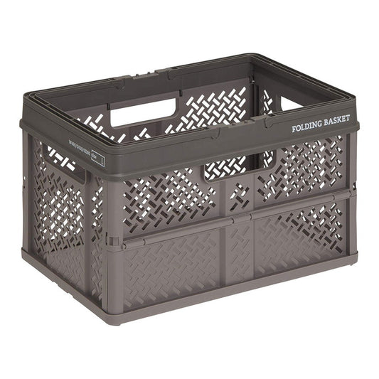 PRX 折りたたみバスケット ハンドル付M グレー天馬4904746128393(代引不可)