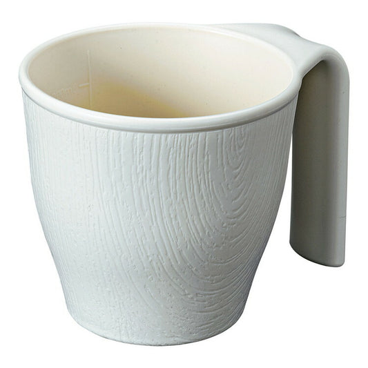 木目マグカップ(目盛付)NK-280IV アイボリー陽光(ようこう)4905001389559(代引不可)