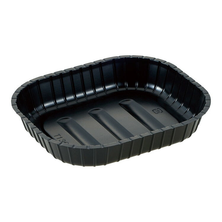 夢彩ごぜん 長角丼中皿シート 黒(250入)タカギ産業4905001389580(代引不可)