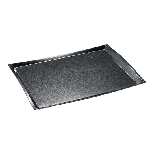 ブラックパール葵盆(ノンスリップ加工)尺3寸関東プラスチック工業4905001389641(代引不可)