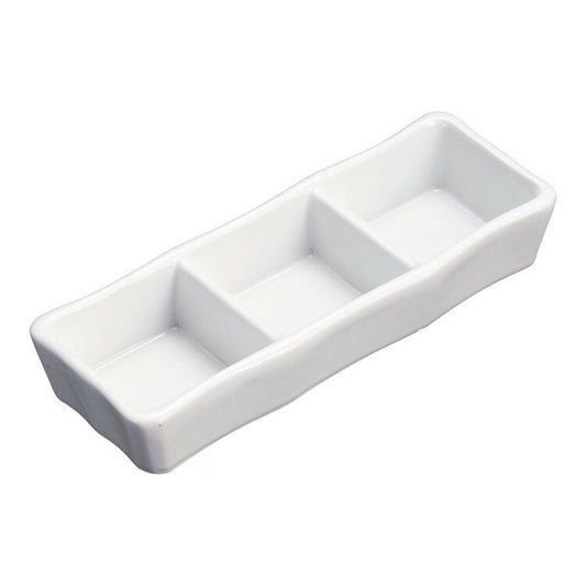 白磁三品皿T03-342遠藤商事株式会社4905001585432(代引不可)