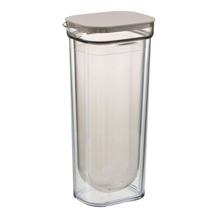 ダブルウォールカラフェ 1Lブラウンリッチェル4945680101226(代引不可)