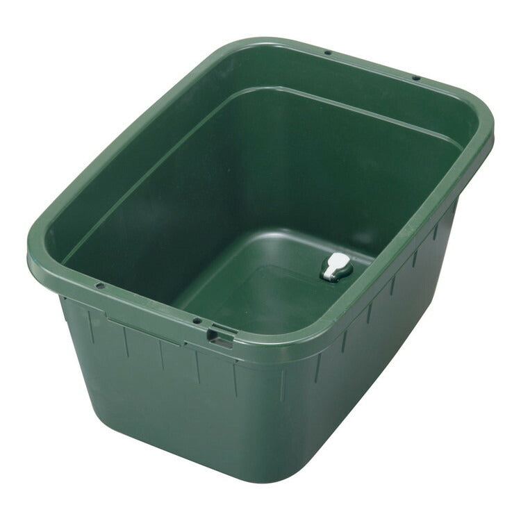トンボ角型タライジャンボ(水抜き栓付)60型 モスグリーン新輝合成4973221022006(代引不可)